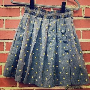 Polka dot skirt